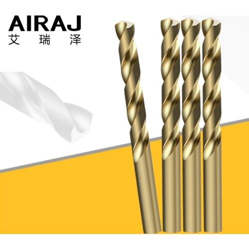AIRAJ Stainless Steel Electric Hammer Drill Bit Set 1-10mm Twist Drill Alloy Drill High Speed Drilling Tool for Construction