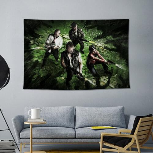 Left 4 Dead video game canvas poster tapestry wall art living room bedroom decorative painting flannel poster