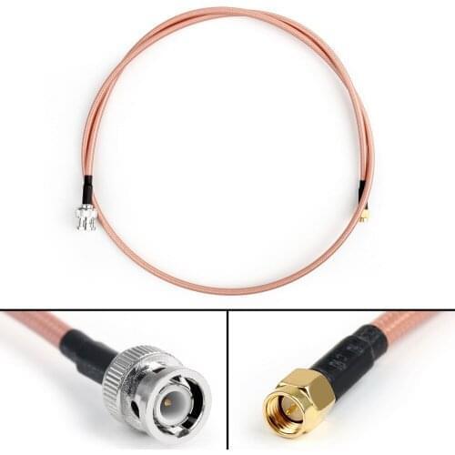 Artudatech 1M RG142 Cable BNC Male To SMA Male Plug RF Pigtail Coax Adapter Low Loss 3ft Jack