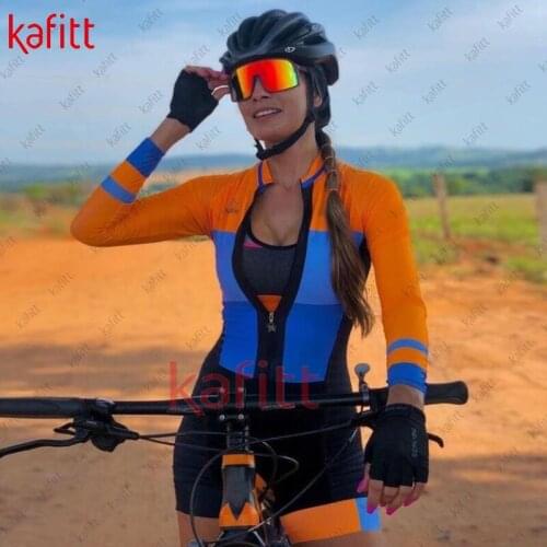 Kaffett cycling jersey set clothing shirt 2021 bici da strada Long-sleeved shorts suit fashion bodysuit maglia ciclismo Sexy