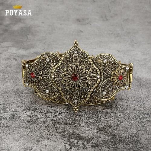 Caucasus Chic Caftan wedding gold and silver Metal belt for Luxury Gold Color Women Belt Chain Adjustable Length