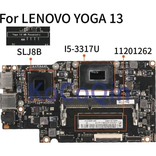 Laptop Motherboard For LENOVO YOGA 13 I5-3317U Notebook Mainboard E36779 SR0N8 SLJ8B DDR3