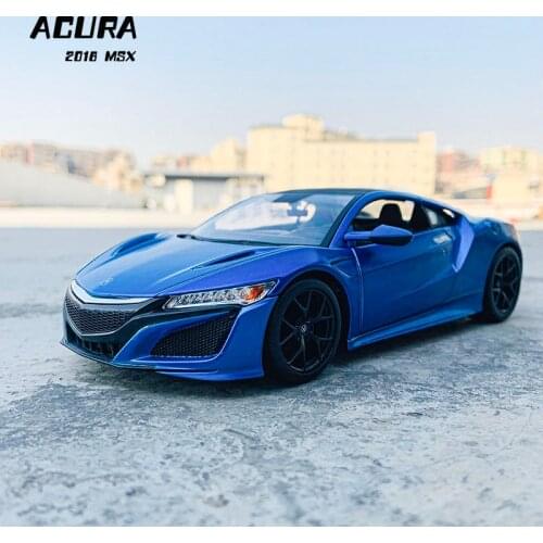 Maisto 1:24 Honda 2018 Acura NSX Model Die-Cast Alloy Car Model Crafts Decorative Collection Toy Tools Gift