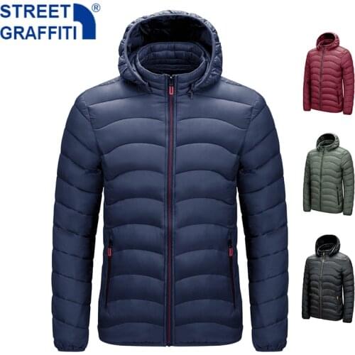 Men 2021 Winter Brand Warm Waterproof Thick Jacket Parkas Coat Men New Autumn Windproof Detachable hat Slim Parkas Jacket Men