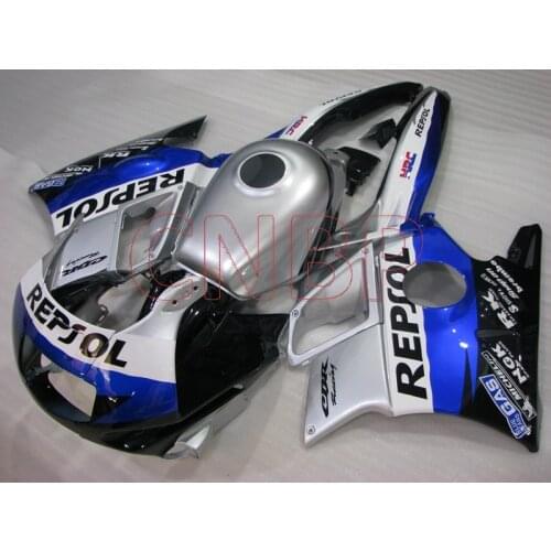 Full Body Kits for Honda Cbr600 1991 - 1994 Blue Black Silver Repsol Bodywork CBR600 F2 1993 Bodywork CBR 600 F2 93 94