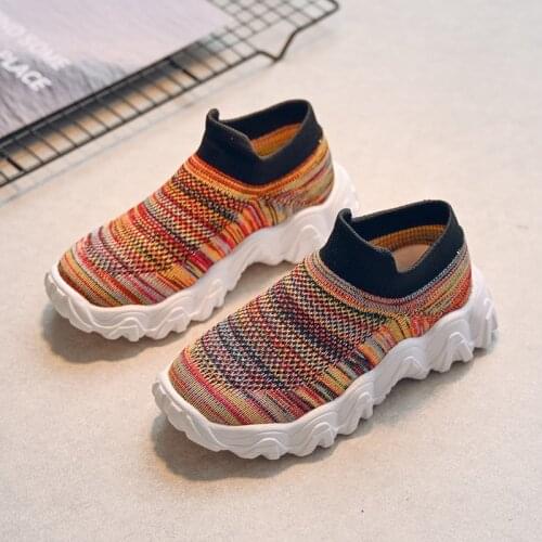 2020 New Fashion Hugely Popular Sock Shoes Soft Breathable Comfortable Boys and Girls Shoes All Season Durable Sneakers