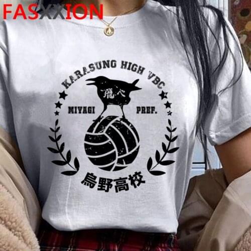 Haikyuu clothes male ulzzang couple clothes kawaii vintage 2021 clothes tshirt aesthetic