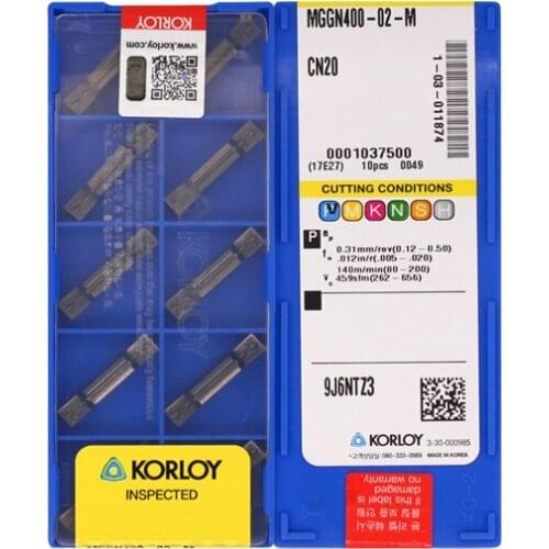 Original Carbide Insert CNC MGGN300 400-02-M CN20 Slotting Cutter CNC Blade Lathe Tools