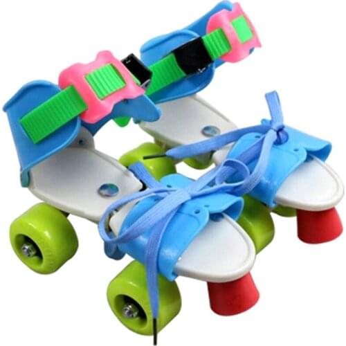 Adjustable Children Roller Skates Double Row 4 Wheels Skating Shoes Sliding Inline Skates for Kids ZJ55