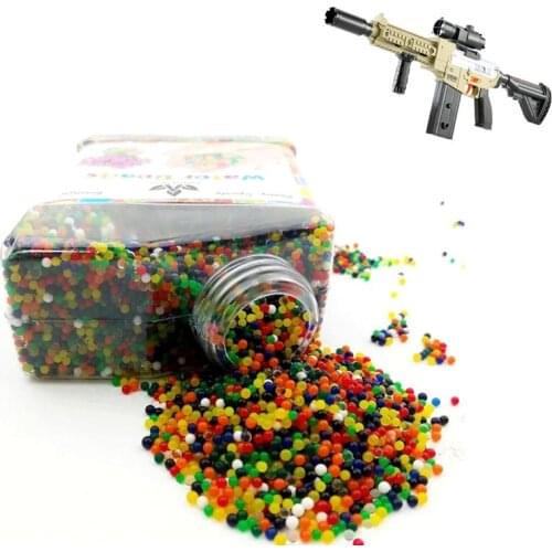 Shooting Supplies Color Bullet Accessories Crystal Mud Sponge Crystal Beads Color Water Absorption Beads 100/500Pcs/bag