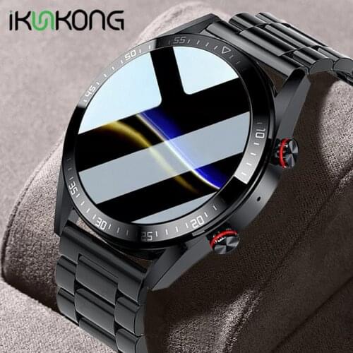 454*454 AMOLED screen smart watch Always display the time bluetooth call local music smartwatch for men Android TWS earphones