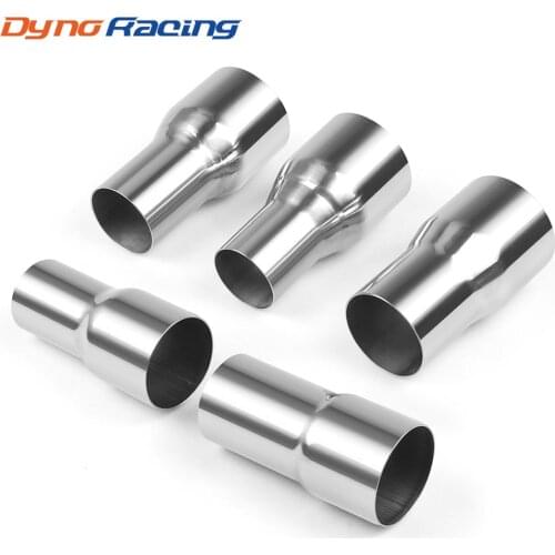 OD:2" 2.25'' 2.5'' 3'' Stainless Tapered Standard Exhaust Reducer Connector Pipe Tube
