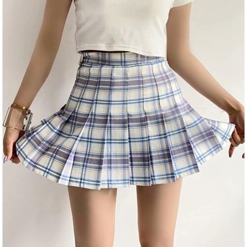 Girls Skirts Autumn Vintage Pleated Plaid Skirts School Teens Girl Spring Kids Skirt Children Clothing 3 4 6 8 10 12 14 Yrs