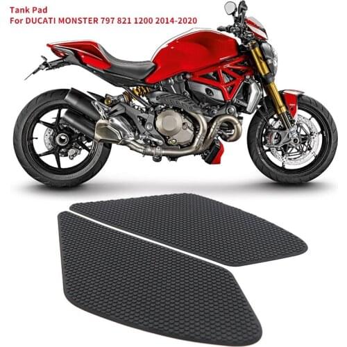 Motorcycle Protector Tank Traction Pad Side Gas Knee Grip Protector for DUCATI MONSTER 797 821 1200 2014-2020