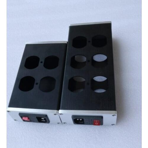 ZEROZONE DIY HIFI Aluminum chassis US standard Power Strip case PSU cox L6-56