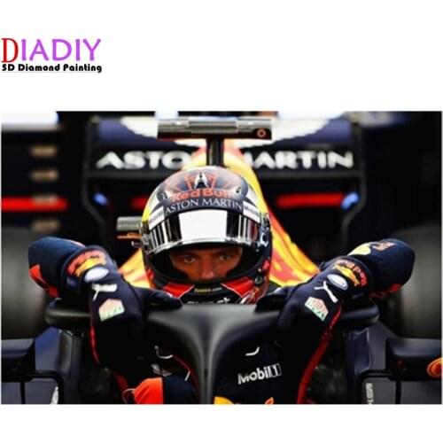 Diamond Painting Full Drill Racing F1 Diamond Embroidery Rhinestones Painting Cross Stitch Diamond Mosaic Gift