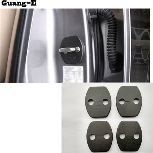 For Kia Sorento L 2015 2016 2017 Car Latch Stop Anti Rust Water Proof Door Lock Keys Key Protection Buckle Panel 4pcs