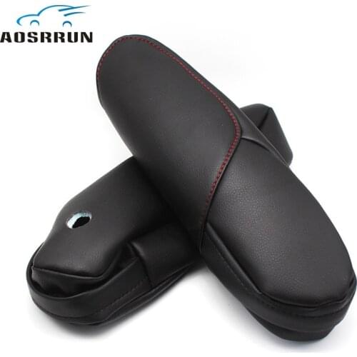 Car accessories For Honda CRV 2007 2008 2009 Microfiber leather armrests protection car-styling