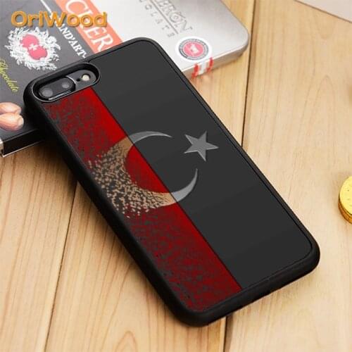 OriWood turkey turkish flag Phone Case Cover For iPhone 5 6s 7 8 plus 11 12 pro X XR XS max Samsung S6 S7 S8 S9 S10