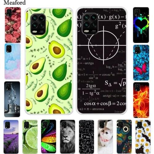 For Xiaomi Mi 10 Lite Case Silicone Flower Soft Phone Cases For Xiaomi Mi 10 Lite 5G Case TPU Funda For Mi 10Lite M10 Lite Cover