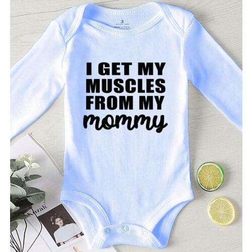 Children Jumpsuits Infant Girl Outfits Printing Mommy Newborn Baby Boy Clothes Clothing for Babies Cotton Toddler Winter Romper