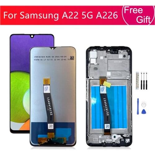 For Samsung Galaxy A22 5G A226 LCD Display Touch Screen Digitizer Assembly For Samsung A226 Lcd Screen Replacement Repair Parts
