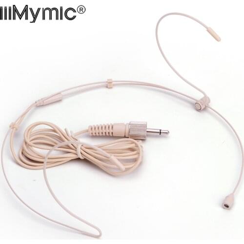 1PCS Good quality Headset Cardioid Condenser Microphone For Sennheiser Wireless BodyPack Transmitter 3.5 mm 3.35mm Lockable