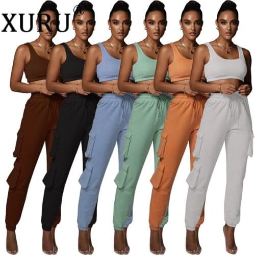 XURU Yoga One-piece Pants Set European and American Large Size Womens Pants Hot-selling New Sexy One-piece Pants Set