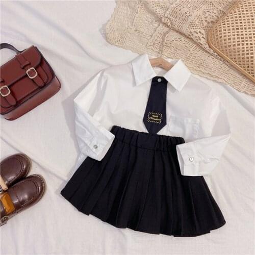 3pcs Girls Clothing Suit Sets Spring Winter Fashion Casual Top and Pants Uniform 1-6Y Sollid Fashion Children Kids Outfits