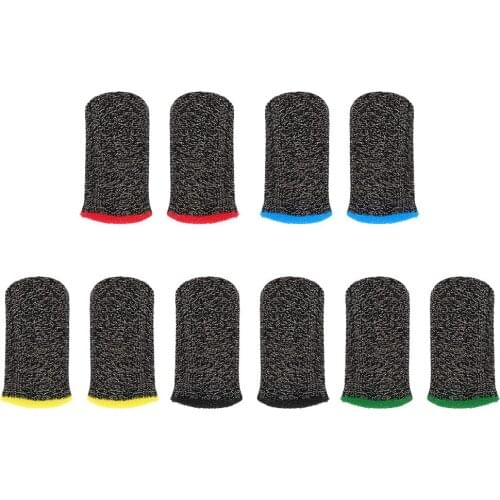 Mobile Game Controller Finger Sleeve Anti-Skid Touch Screen Thumb Glove Sweat Proof Sensitive Non-Scratch Touch Screen