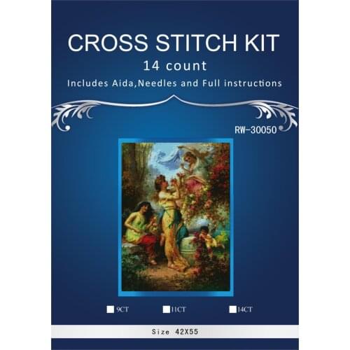 ONEROOM,Needlework,Embroidery,DIY Portrait Painting,Cross stitch,kits,14ct Amour home Cross-stitch,Sets For Embroidery