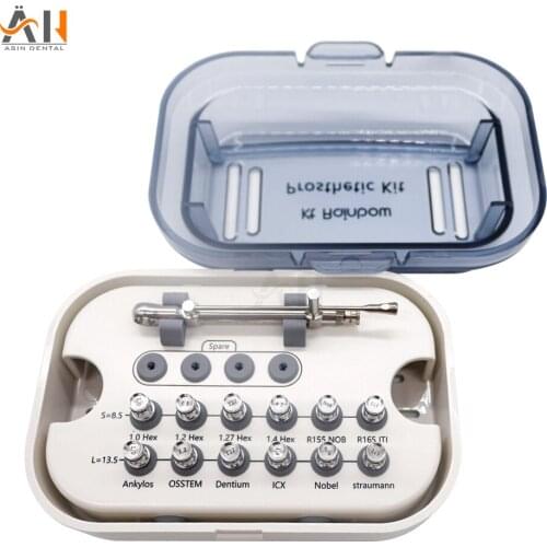 1 whole set Dental Implant Restoration tool kit Dental Universal Implant Torque Screwdrivers Wrench