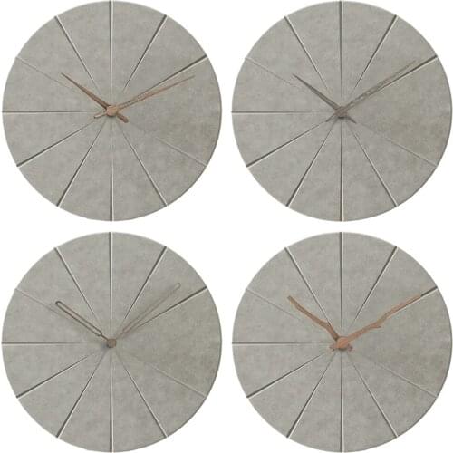 Non-digital Wall Clock 12 Inch Silent Battery Operated Elegant Quartz Decorative Round Wall Clock