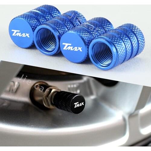 One Pair Motorcycle Aluminum Wheel Tire Valve caps For YAMAHA TMAX 530 SX/DX T-MAX TMAX 500 530 560 Tech Max 2019 2020 all year