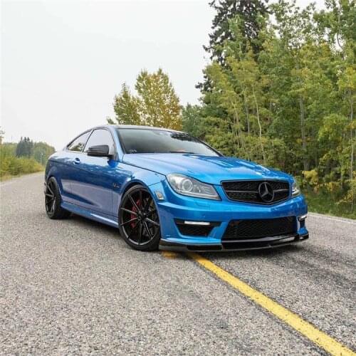 Suitable for Benz W204 c Class 507c63 Modified Carbon Fiber Small Paage v Front Spade Skirt Rear Lip Tail