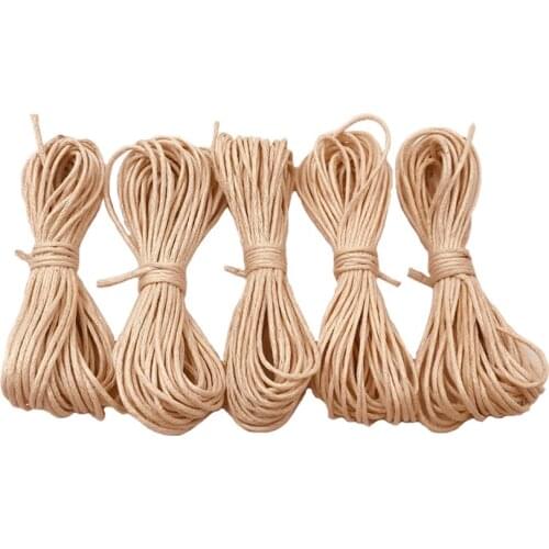 DIY Pacifier Clip Leash Waxed Thread Teething Necklace Making Ropes DIY Silicone Beads Handmade Satin Jewelry thread Accessories