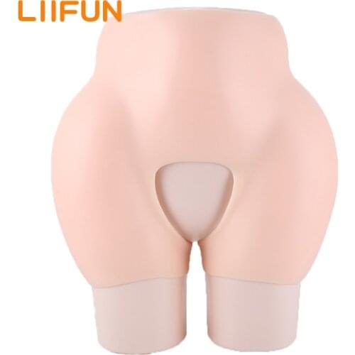 Liifun Silicone Buttock Enhancer Panties Hip Up Crossdressing for Crossdresser Transgender Drag Queen Shemale Body Shaper