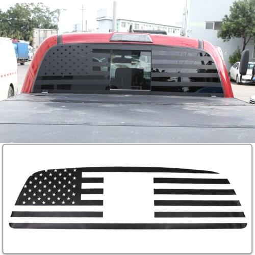 Pickup Trucks Rear Window American Flag Vinyl Decal Sticker Parts For Toyota Tacoma 2016-2020 Exterior Accessories Car-Styling