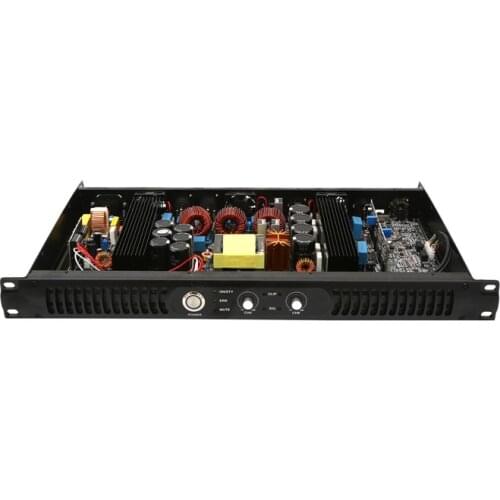 Vosiner 2 channel K-1200 1u digital class d professional amplifier module 1850w speaker with