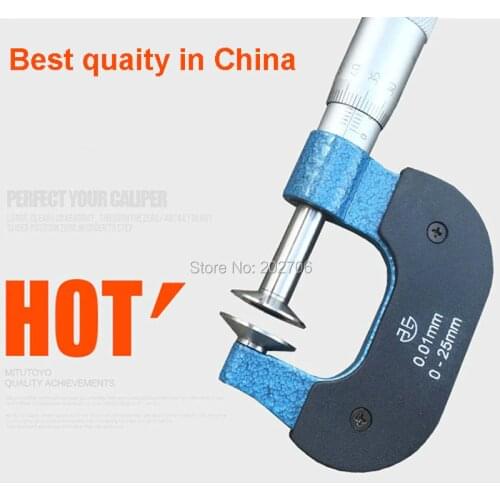 Xibei brand 0-25mm Disk Type Micrometer Gear tooth micrometers Disc Micrometer