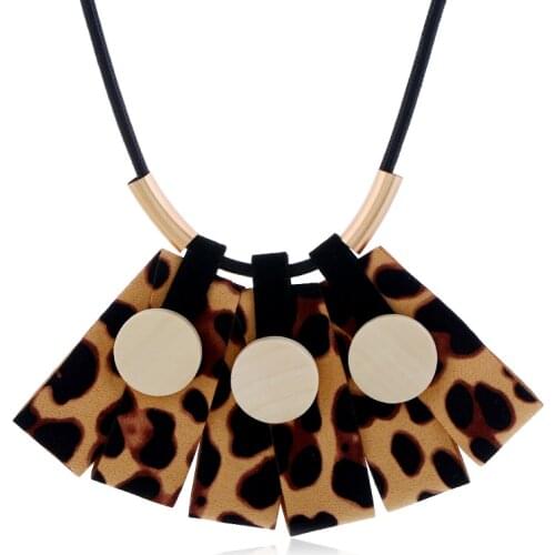 ADOLPH Star Jewelry Leopard Geometric Choker Necklace Women New Bohemian Boho Statement Accessories Femme Chain Necklaces Femme