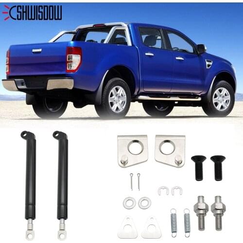 1Pair Spring Steel Tailgate Slow Down & Easy Up Strut Set for FORD RANGER T6 Year 2012-2016 and MAZDA BT50