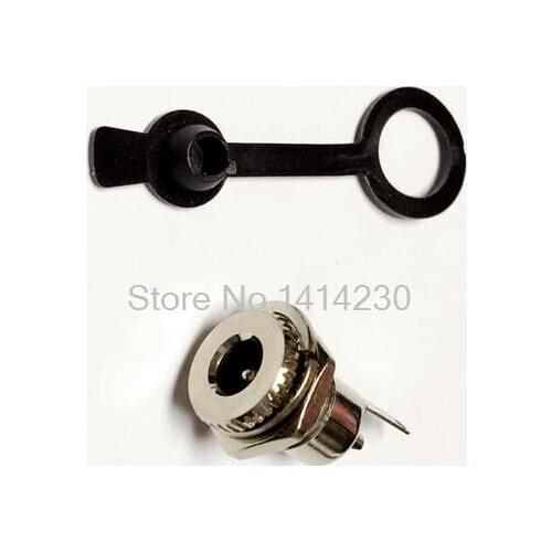 1Pc Hot sale 5.5 mm x 2.1mm DC Power Jack Socket Female Panel Mount Connector 10A 30V