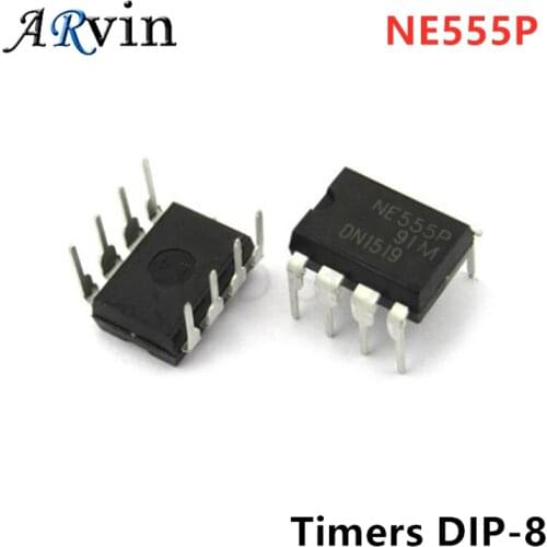 10PCS/LOT New NE555 NE555P NE555N 555 Timers DIP-8