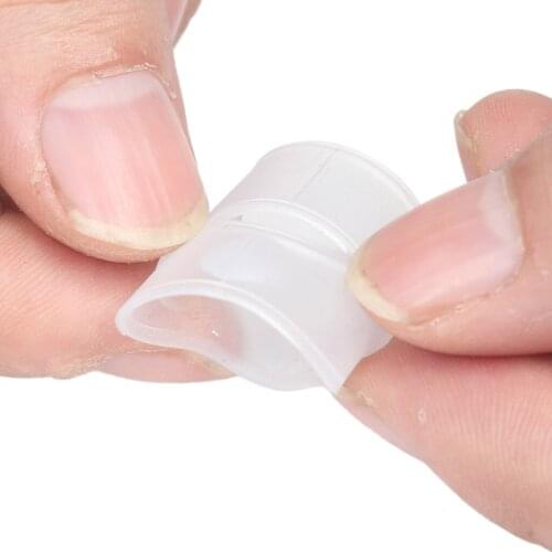 2pcs Toe Nail Repair Correction Clear Invisible Corrector Sleeves Treatment Tool - Toe Nail Care - Protects Toe Nail