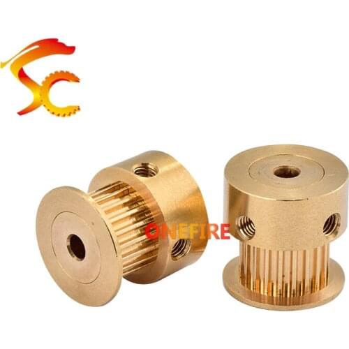 3M 20 teeth copper timing Timing Pulley Bore 8mm/5mm for belt width 10mm 3M 20 teeth High Quality