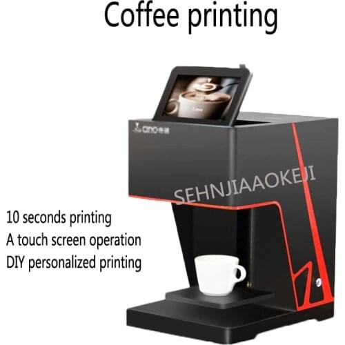 3D Coffee Printing Machine Automatic Touch Screen Milk Tea Coffee Machine WIFI Connection 220V 60W 1pc