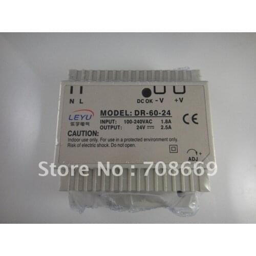 Din Rail Mounted 24VDC 2.5A Output 60W Power Supply