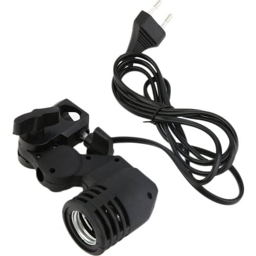 E27 Single Head Bulb Holder E27 Socket Flash Umbrella Bracket Photo Lighting Bulb Holder For Photography Studio Accessories EU