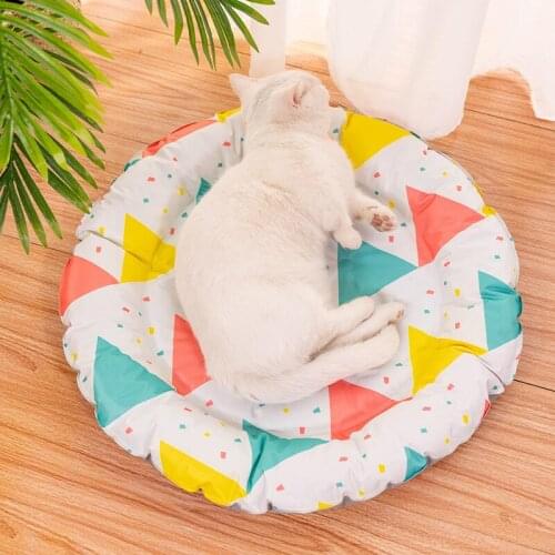 Summer Pet Nests Ice Pad Pets Cooling Mat Heat Dissipation Washable Cats Mat Double-sided Cool Gel Pad Cat Accessories